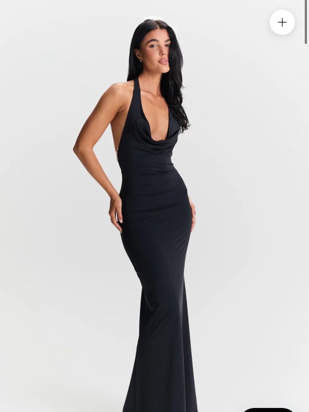 Sasha Therese Black Harper Maxi Dress